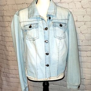 Premium Highway Jeans Cropped Denim Jacket